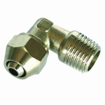 Pneumática Fitting/One toque bronze encaixe (conector macho do cotovelo)